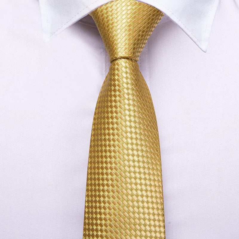 Dubulle Ties for Boys Self Tie Silk Paisely Striped Kids Necktie and Pocket Square Set for Age 8-11 - Image 4